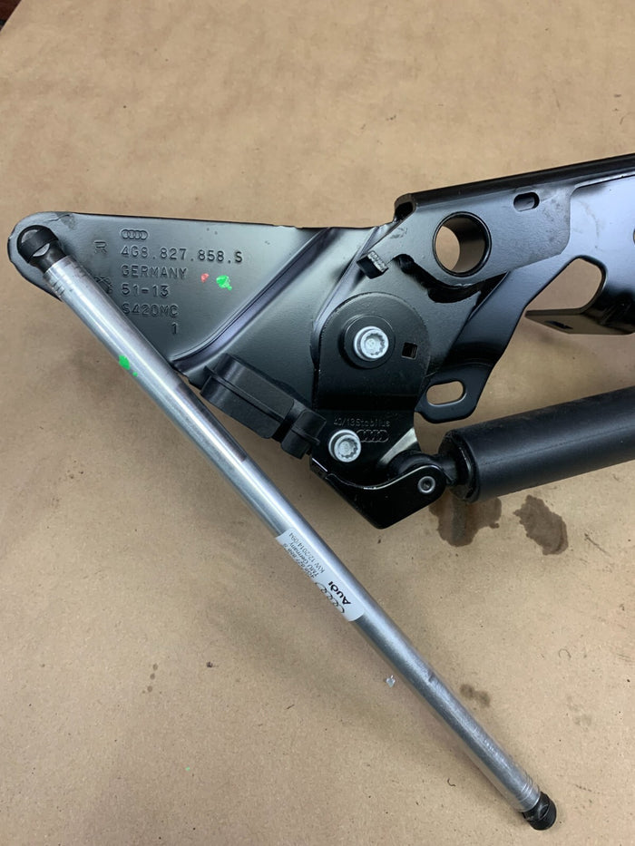 12-18 Audi Rear Passenger RH Side Trunk Support Strut Shock w Bracket 4g8827858s