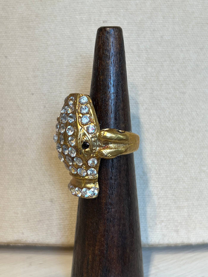 1970s Snake Head Ring