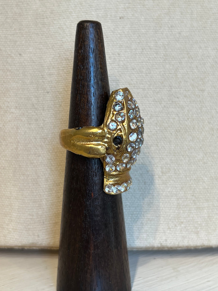 1970s Snake Head Ring