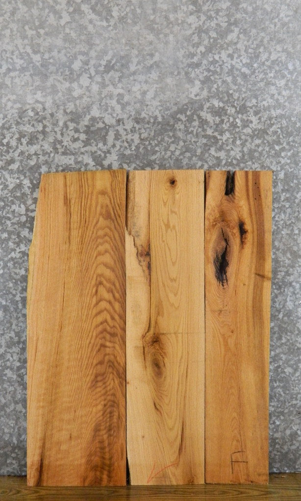 3- Reclaimed Red Oak Kiln Dried Craft Pack/Lumber Boards 43209