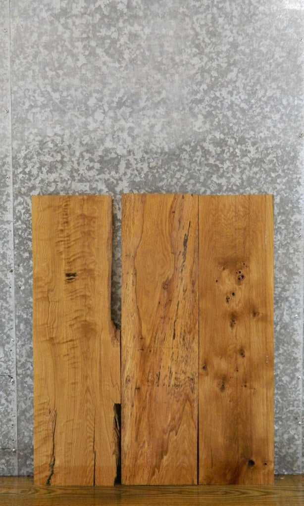 3- Red Oak Salvaged Kiln Dried Craft Pack/Lumber Boards 43214