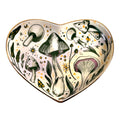 5" Ceramic Heart Dish - Starry Mushrooms