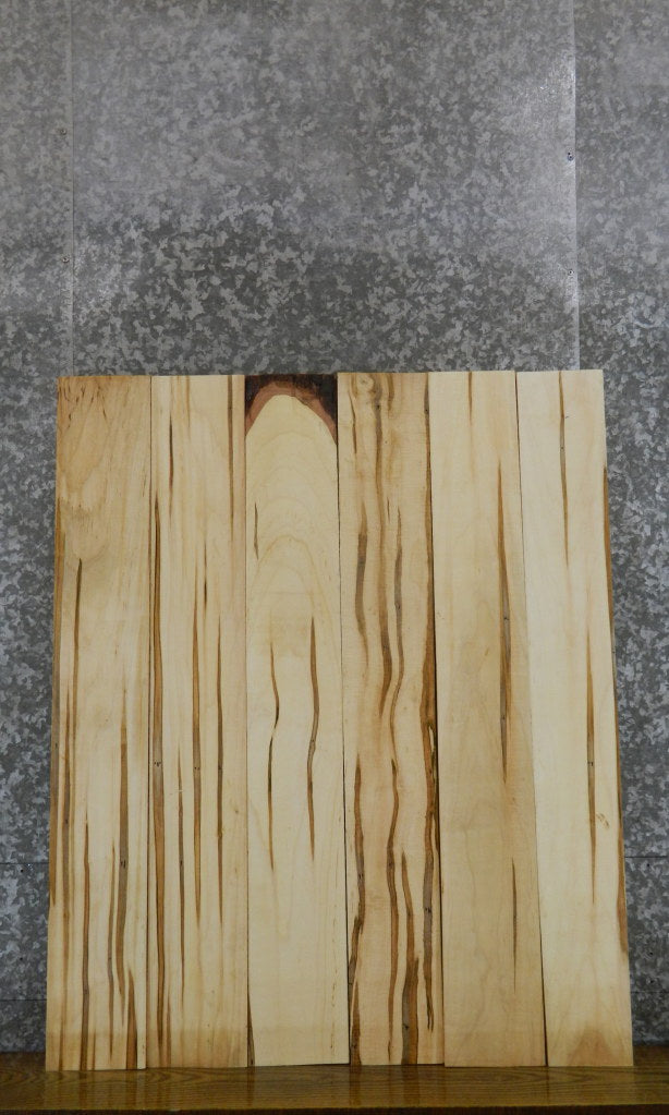 6- Kiln Dried Reclaimed Ambrosia Maple Lumber Boards/Craft Pack 43271-43272