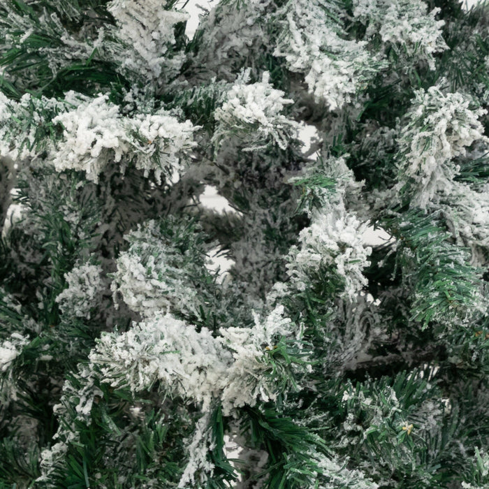 6' Flocked West Virginia Fir Artificial Christmas Tree