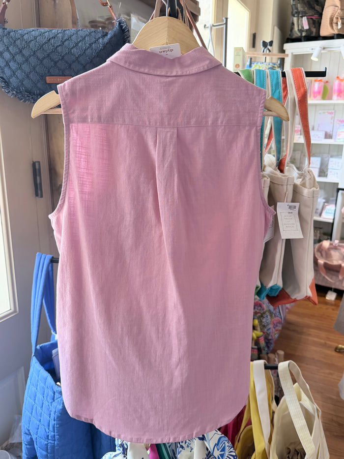 Kelly Button Up by Dylan in Soft Pink