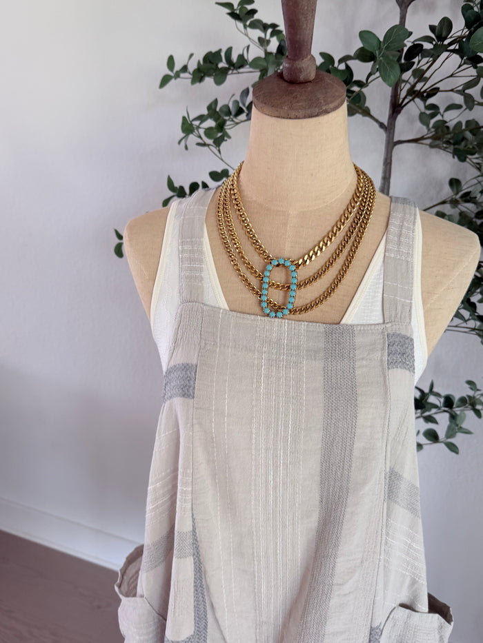 Brooke  Overall Summer Jumper Dress