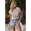 Ada Striped Sleeveless Sweater