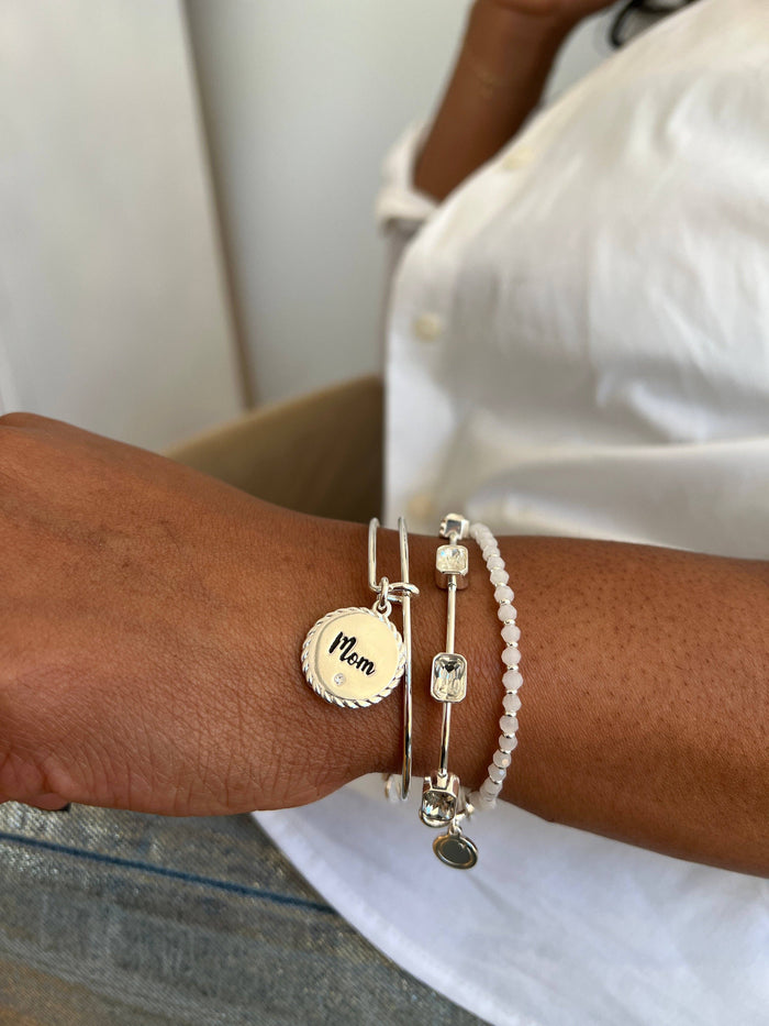 Alex & Ani Mom Charm Bangle