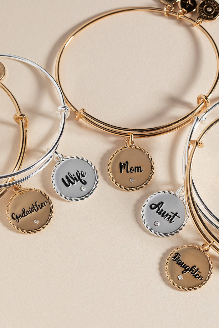 Alex & Ani Mom Charm Bangle