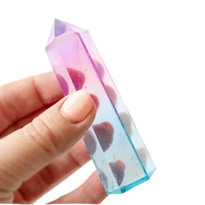 Aura Quartz Reiki Crystal Point