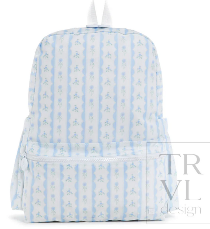 BACKPACKER - BACKPACK RIBBON FLORAL BLUE
