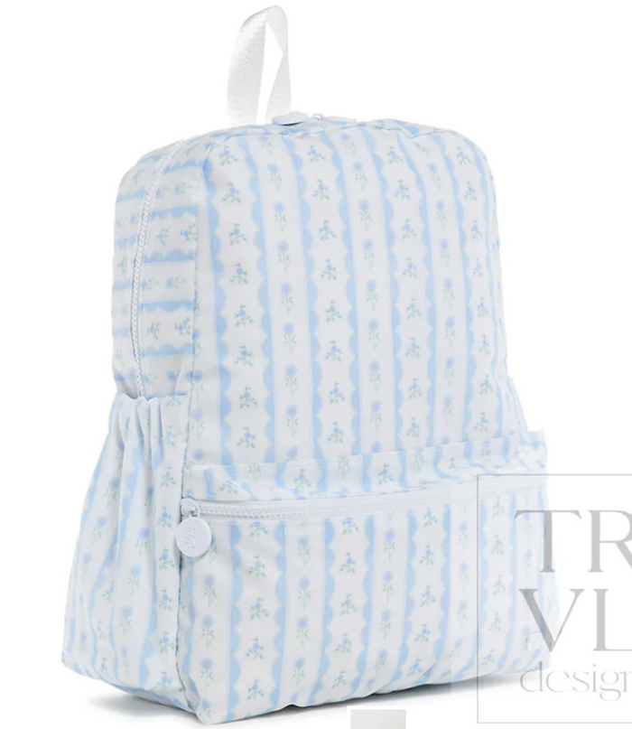 BACKPACKER - BACKPACK RIBBON FLORAL BLUE