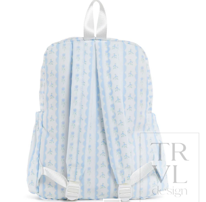 BACKPACKER - BACKPACK RIBBON FLORAL BLUE
