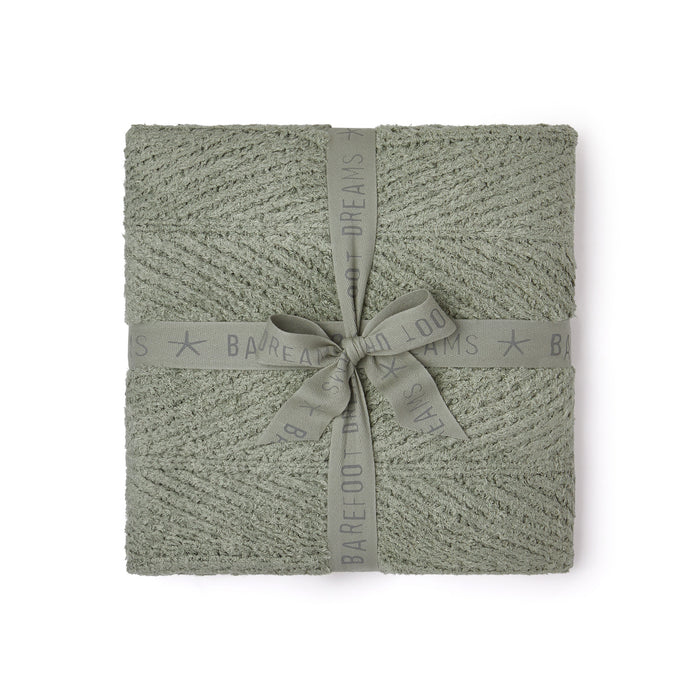 BAREFOOT DREAMS | Cozy Shine™ Herringbone Blanket - Wave