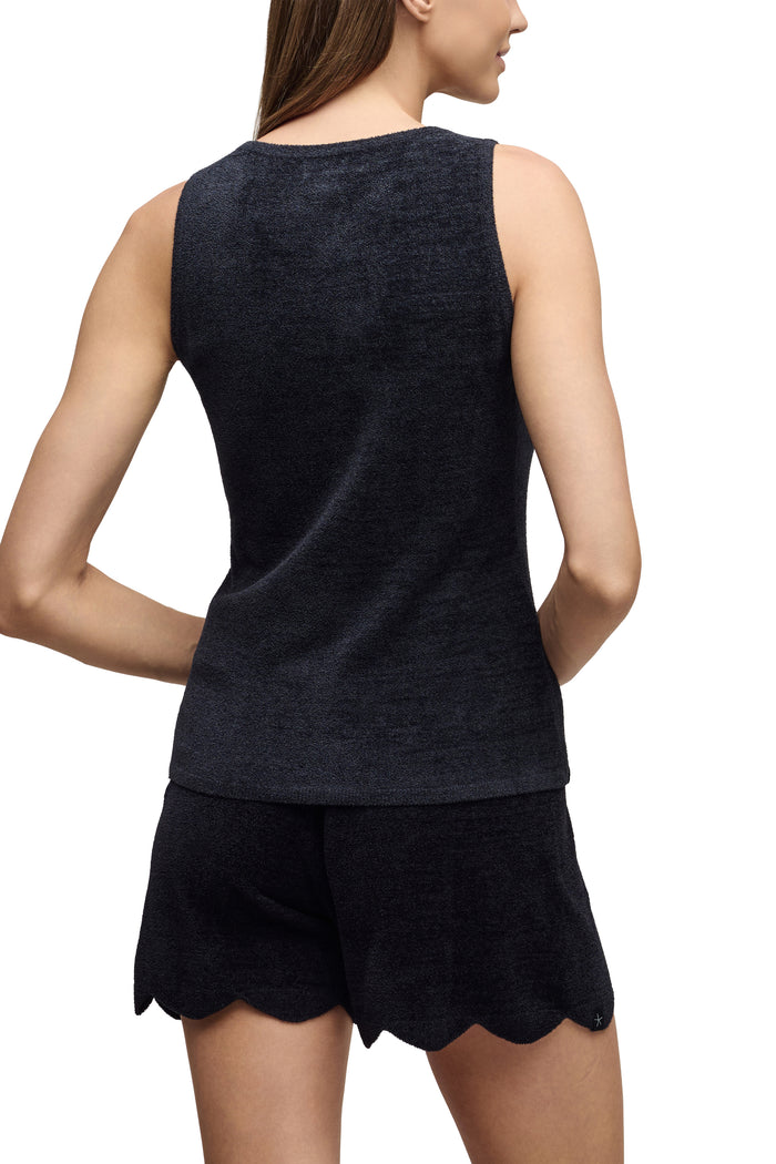 BAREFOOT DREAMS | CozyChic Ultra Lite® Scallop V Neck Tank