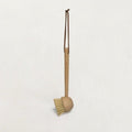 Beech Wood Cleaning Brush with Leather Tie