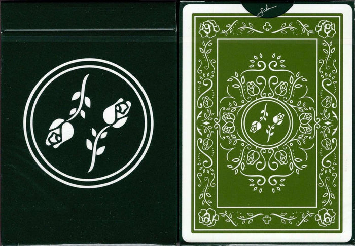 PlayingCardDecks.com-Black Roses Immergrun Playing Cards USPCC