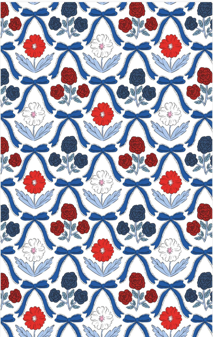 Bluebell Bows: Double-Sided Hand Towel