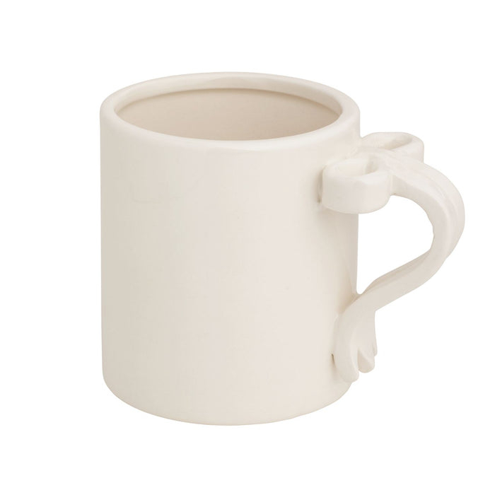 Bow Handle Coffee Mugs (assorted styles)