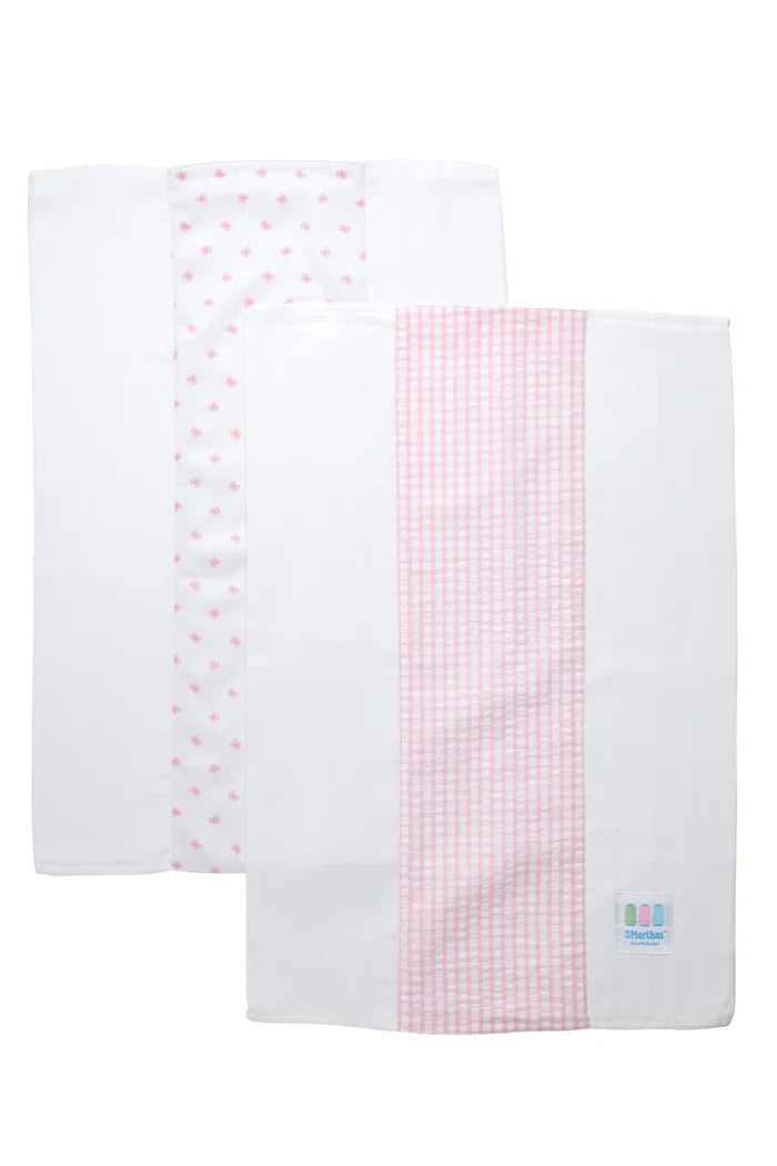 Bow Set of Two Burps, Pink