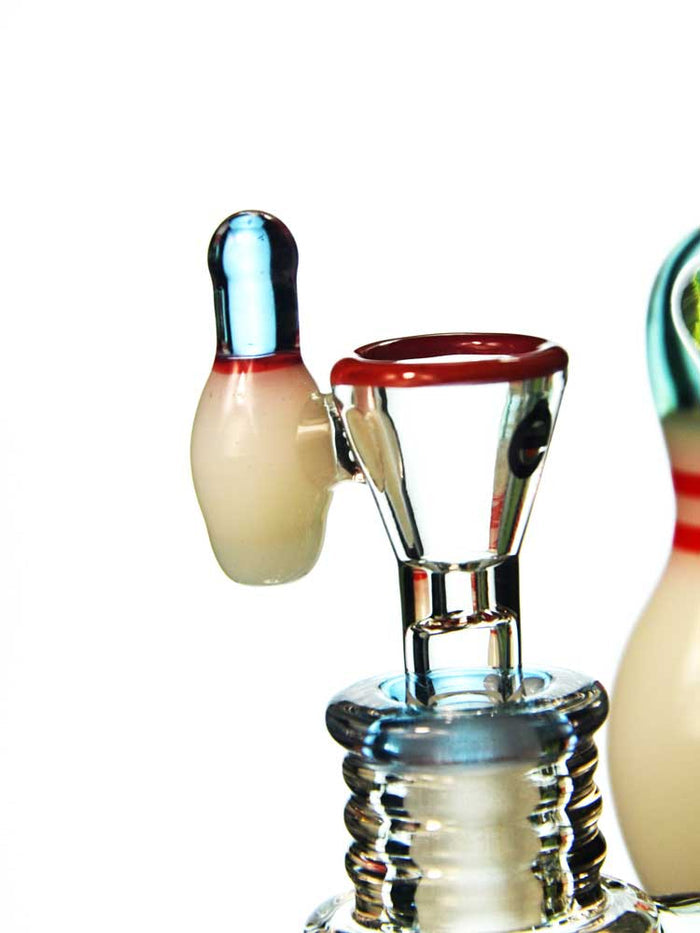 Bowling Pin Recycler Bong by Cheech Glass