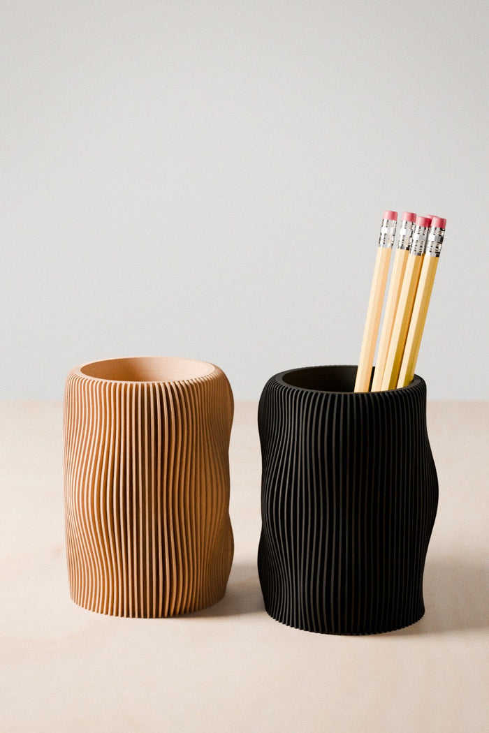 Bubbly Pencil Holder from Modernized Pottery