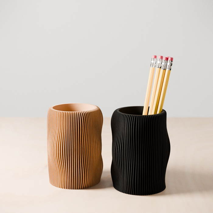 Bubbly Pencil Holder from Modernized Pottery