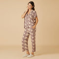 Caftan Top Cropped Pant Set (mulitple colors)