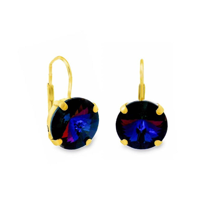 Caitlin Round Crystal Earrings