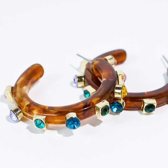Candy Gem Hoop