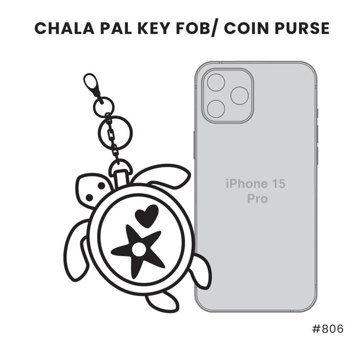 Chala Key Fob/Coin Purse - Moose