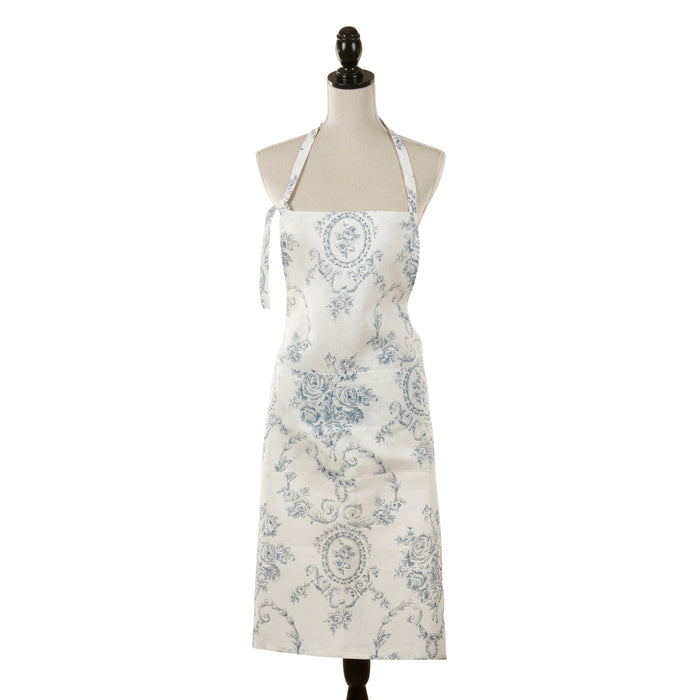 Charming Toile Floral Apron