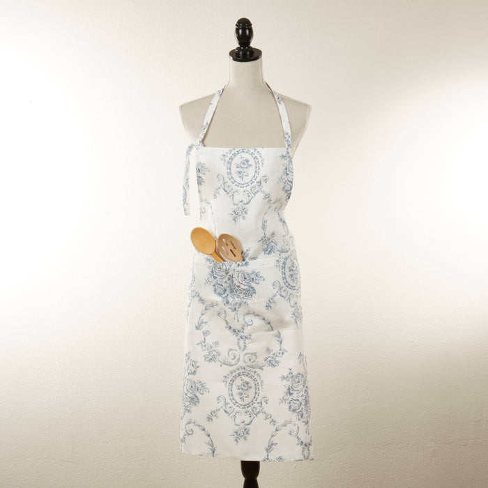 Charming Toile Floral Apron