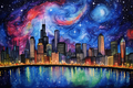 Chicago Starry Night