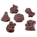 Chocolate Christmas Decorations 6 Styles Per Mold - 24 Forms.