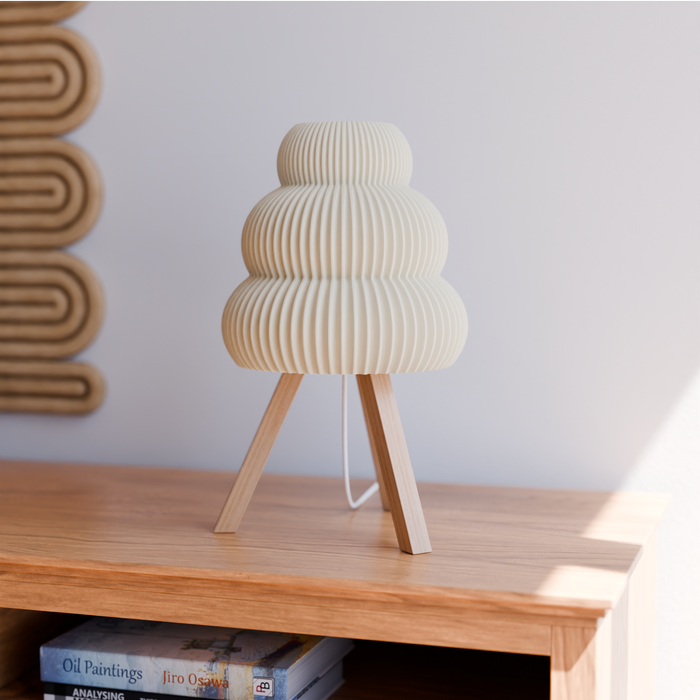 Cloud Lamp from Modernized Pottery