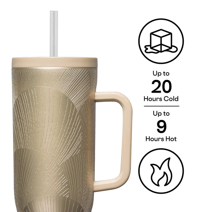 Corkcicle 40oz Cruiser Champagne Dreams angle B