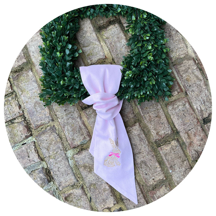 Cotton Pique Wreath or Basket Sash