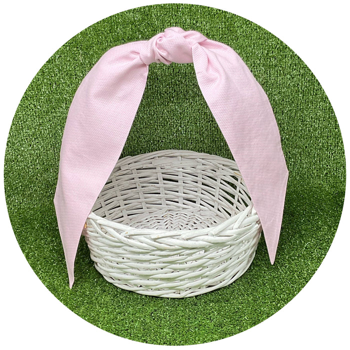 Cotton Pique Wreath or Basket Sash