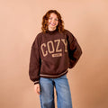 Cozy Clup Mockneck Sweatshirt