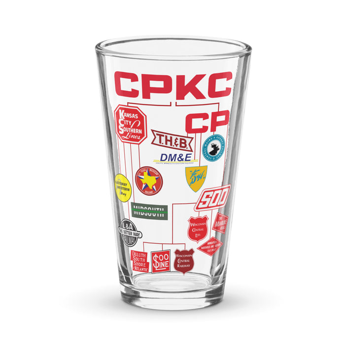 CPKC pint glass
