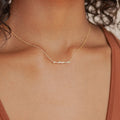Dainty Mama Necklace mother initial necklace