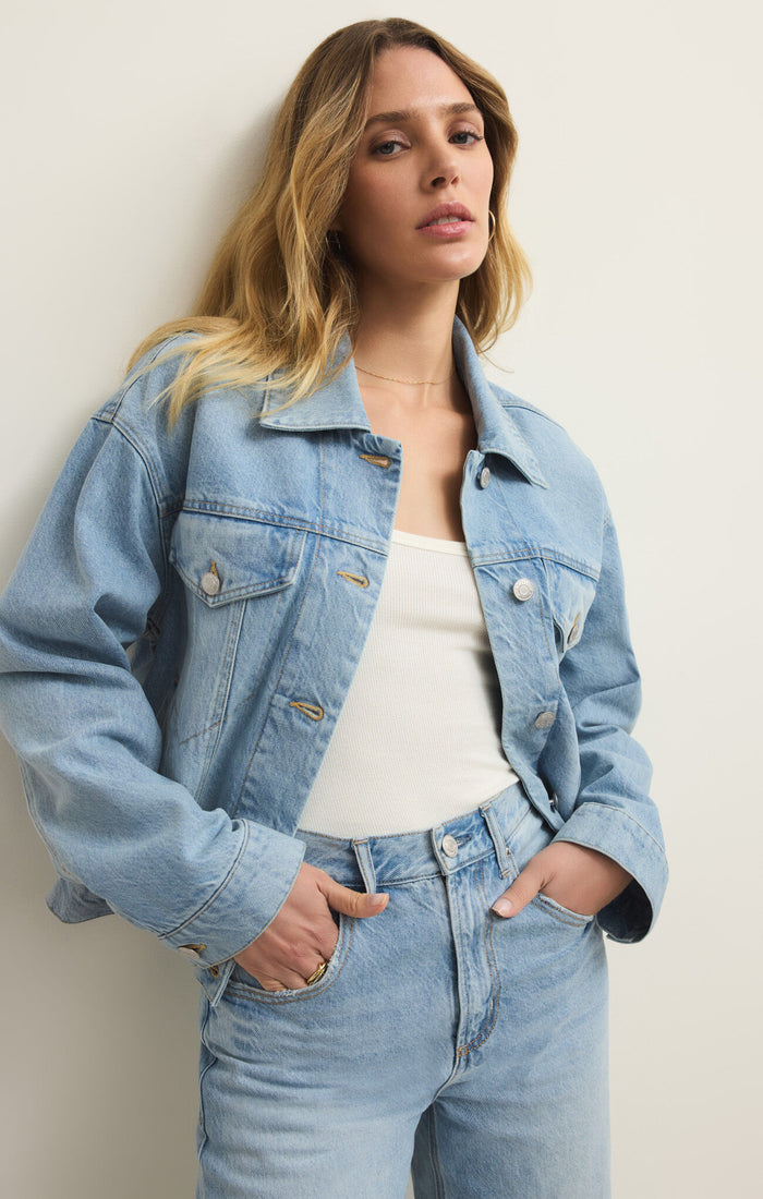 Dani Trucker Jacket Cove by Z Supply
