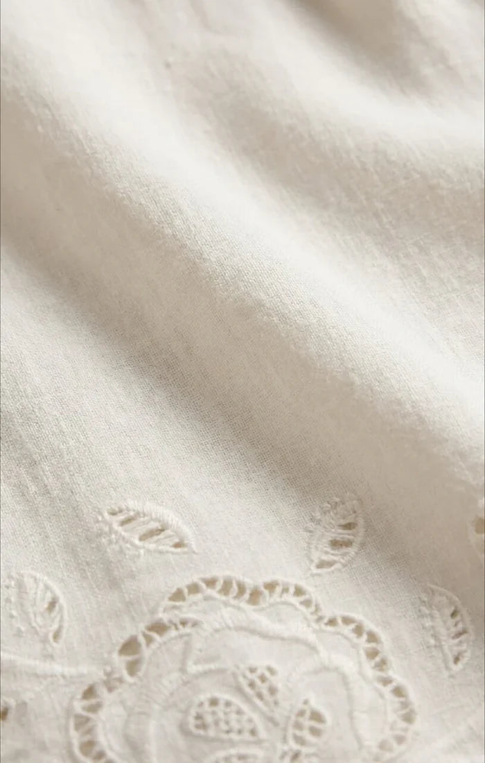 Daya Embroidered Linen Top by Z Supply