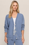 Dazed End Knit Denim Cardigan - Santorini Indigo by Z Supply