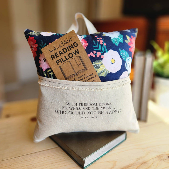 DB Tablet & Reading Pillow - With Freedom, Books... Oscar Wilde