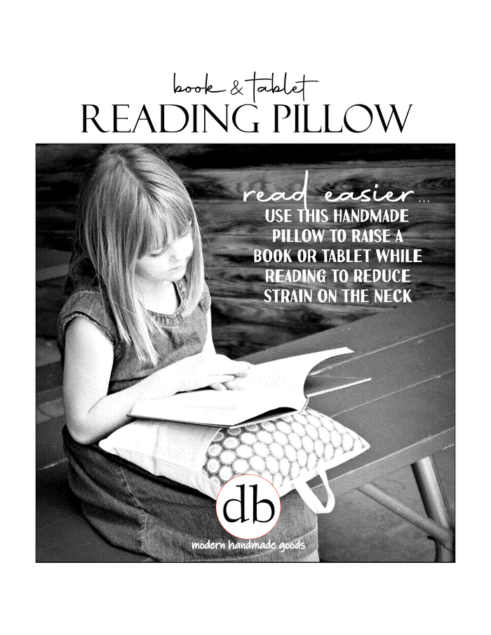 DB Tablet & Reading Pillow - With Freedom, Books... Oscar Wilde