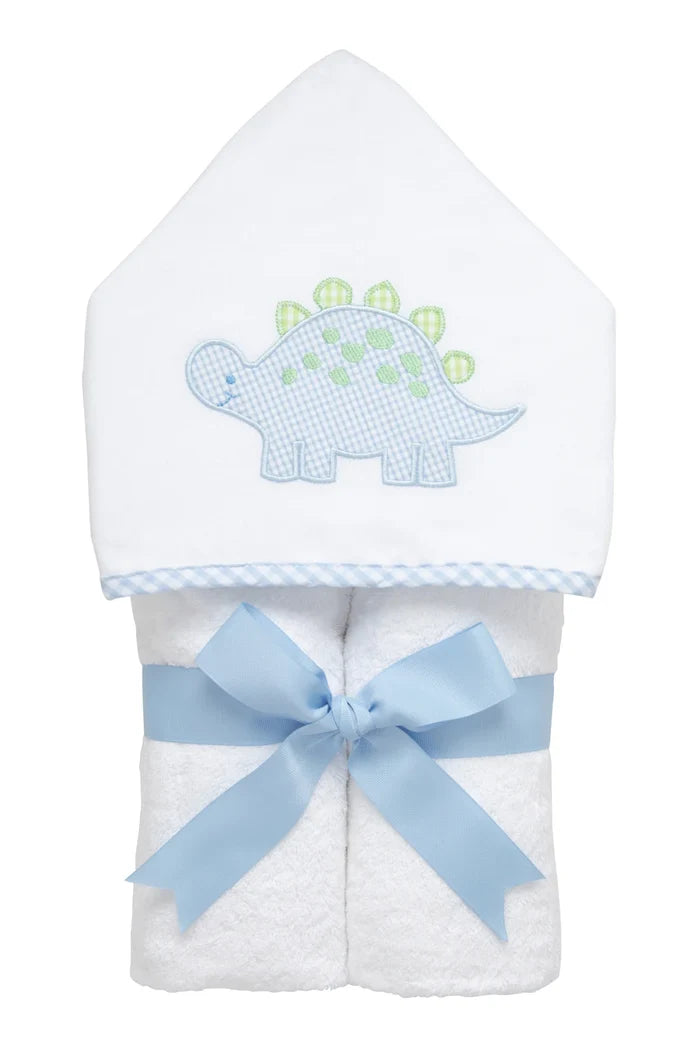Dino Everykid Towel, Blue by 3 Martha's