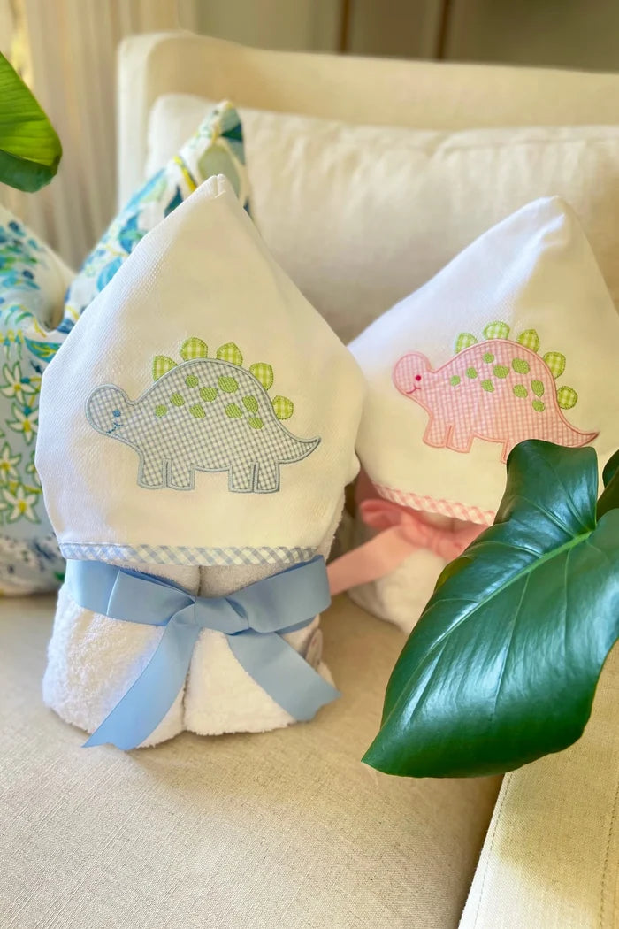 Dino Everykid Towel, Blue by 3 Martha's