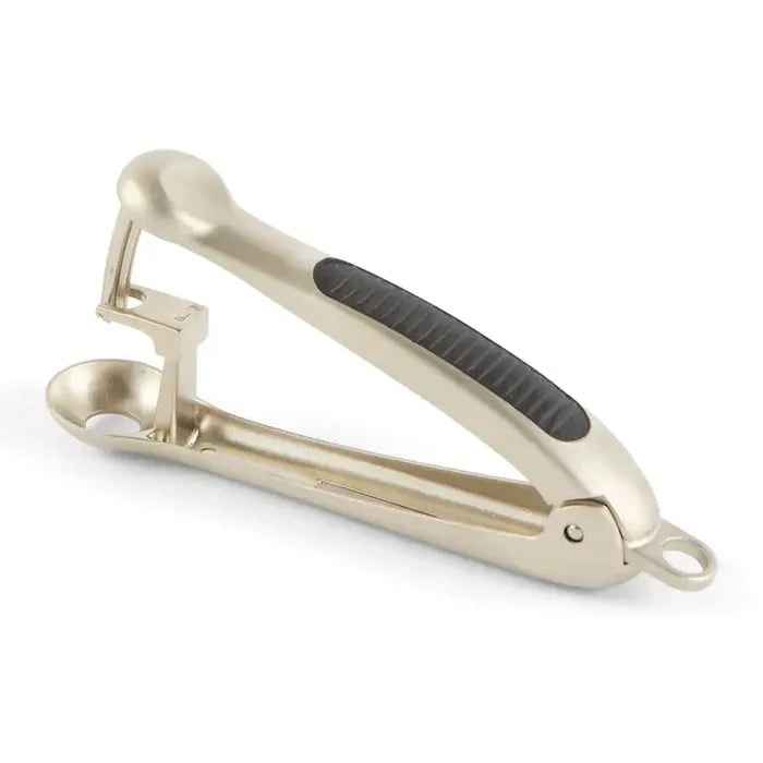 A cherry pitter on white background.